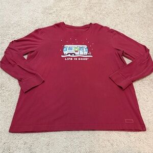 Life is good long sleeve tee XL